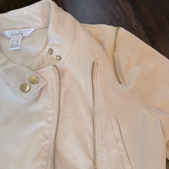 Faux suede jacket - Picture 2 of 4